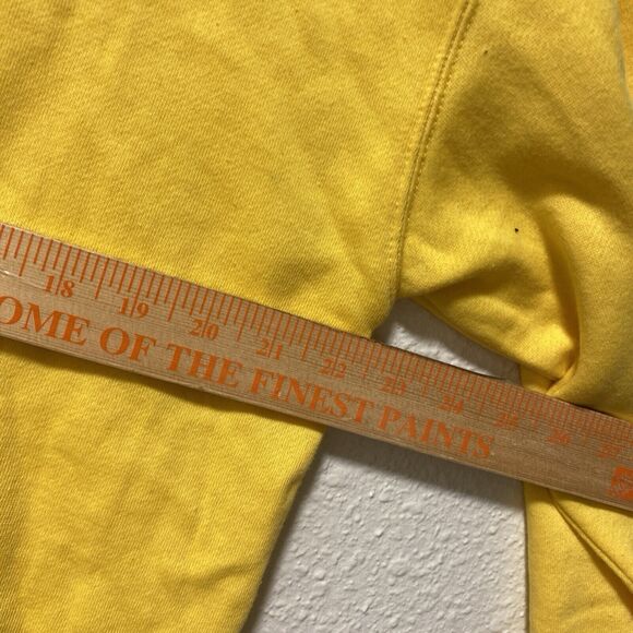 looney tunes large cropped sweater yellow l crew neck 90s Retro 80s Y2k r1 - Picture 11 of 11